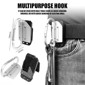 Tutucu Kemer Mezura Elektrikli Matkap Bandı Elektrik Anahtarı Çekiç Araçları Yüksek Kaliteli Alet Toka Askı 2024 Yeni