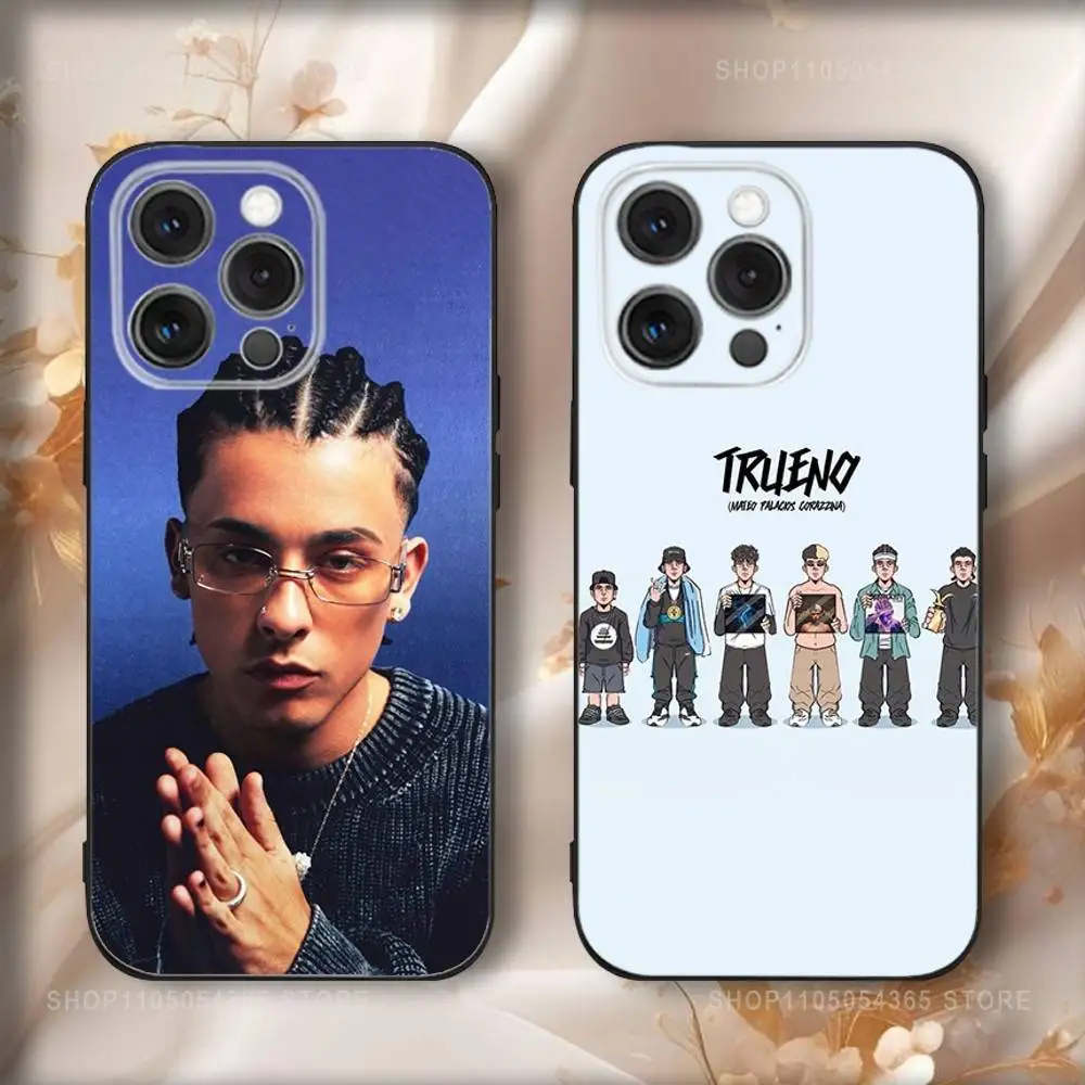 

Singer T-Truenos Phone Case For iPhone 17,16,15,14,13,12,11,Pro,Max,Plus,Air,X,XS,XR,SE,8,7,Mini,Soft Black Funda