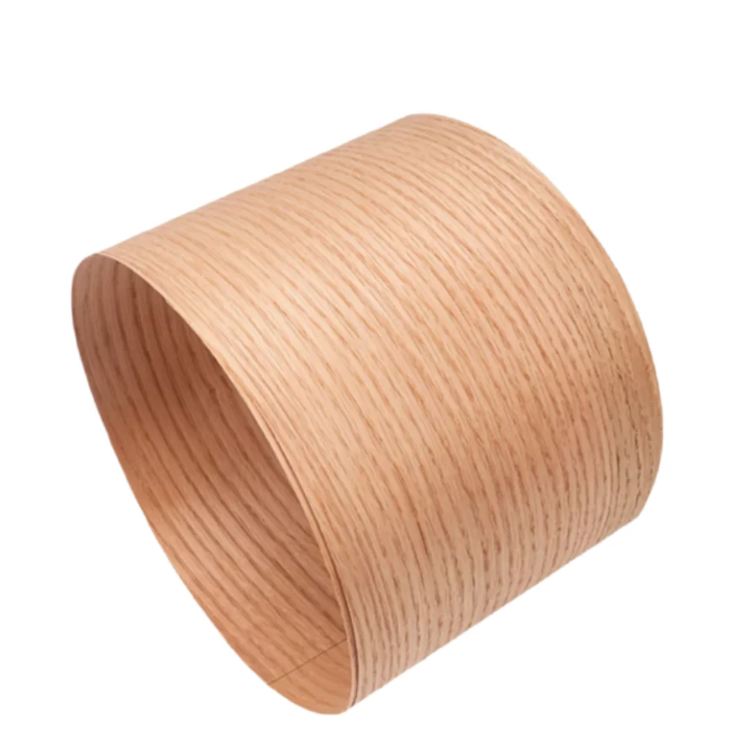 L:2.5m Wide:140mm T:0.5mm Natural American Red Oak Straight Grain Wood Veneer Sheet Home Decoratio Furniture DIY projects