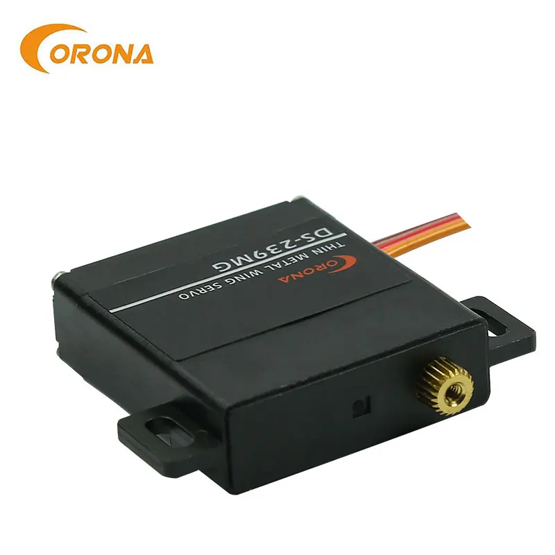 4PCS Corona DS239MG Metallgetriebe 22g / 4,6kg/0,14 Sek. Digitaler Slim Wing Mini-Servo – Detail 4