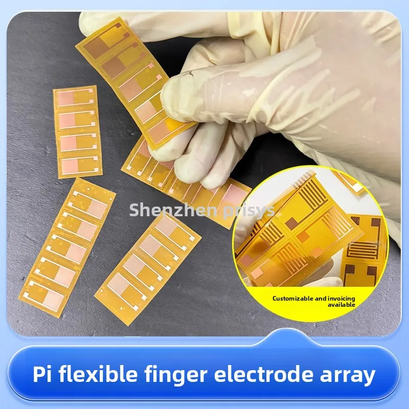 PI Flexible Interdigital Electrode IDE Capacitive Medical Gas and Humidity Sensitive Biosensor Wearable Flexible Electronics