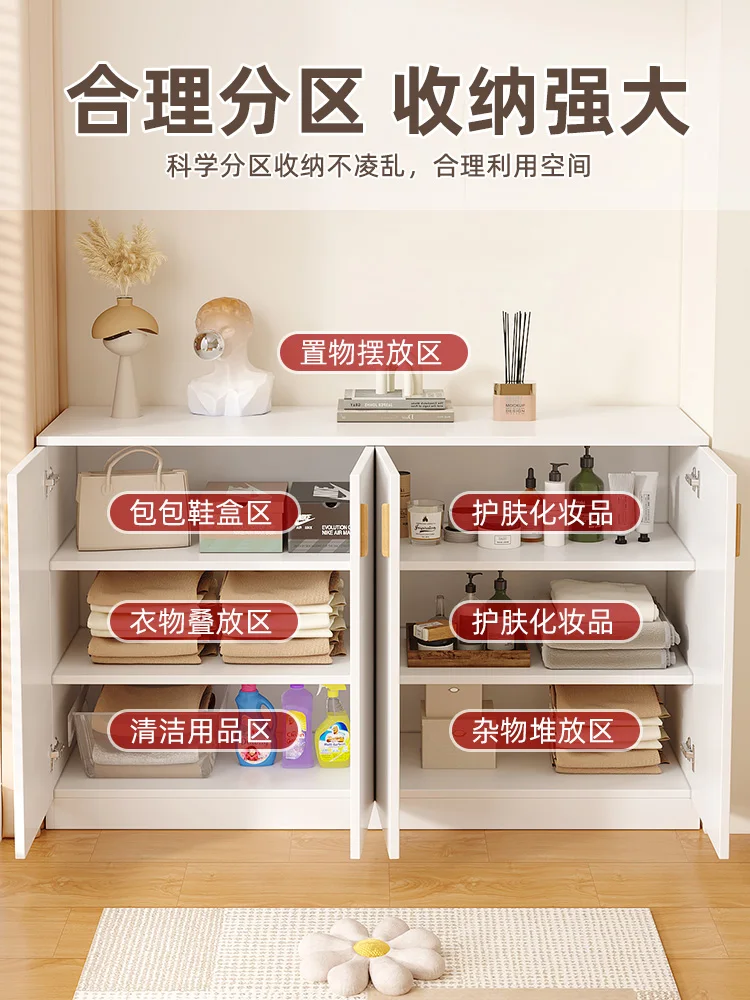 balcony special cabinet bay window storage cabinet sundries  solid wood locker vertical  waterproof sunscreen