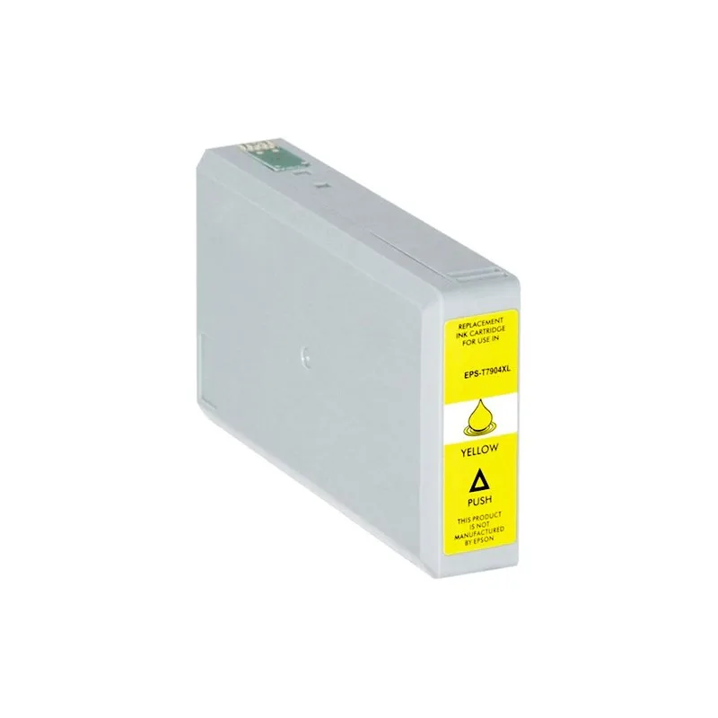 Alternative EPSON ink cartridge yellow E7904, replaces C13T79044010 XET7904C imprimirbien.com