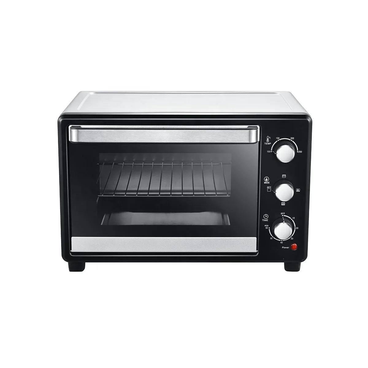 

SUPRAS 1500W 28L Large-capacity Household Pizza Oven, Stainless Steel Toaster with Convection Function