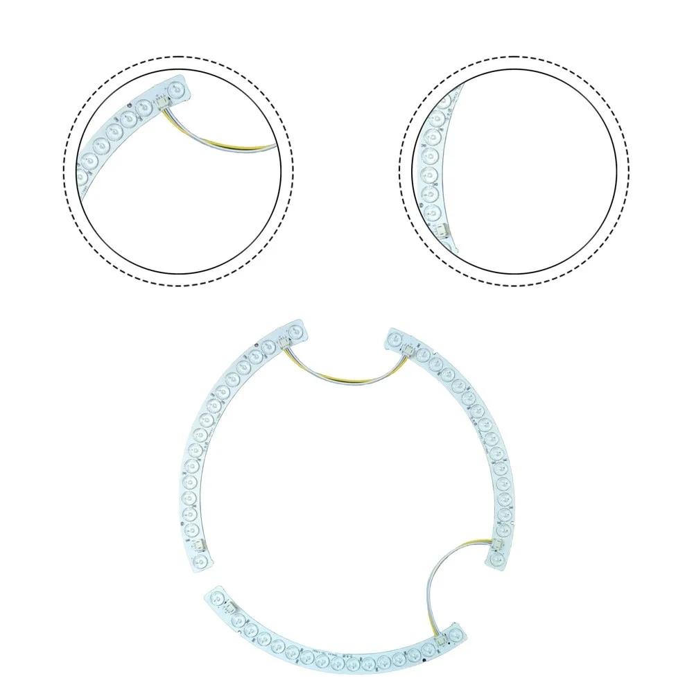 26cm 36W LED Strip Light Bar Tri Color Dimming For Acrylic Curve Lamp For Ceiling Fixture For Lighting Replacement Parts