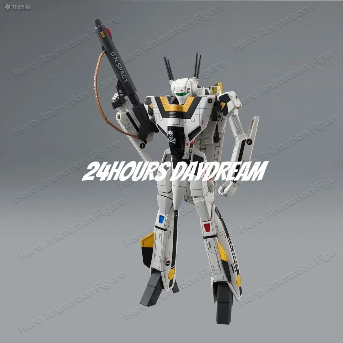 In Stock Bandai 1/72 Macross VF‑1S Skull Unit Roy Fokker Variable Assemble Model Robotech Gift for Collection