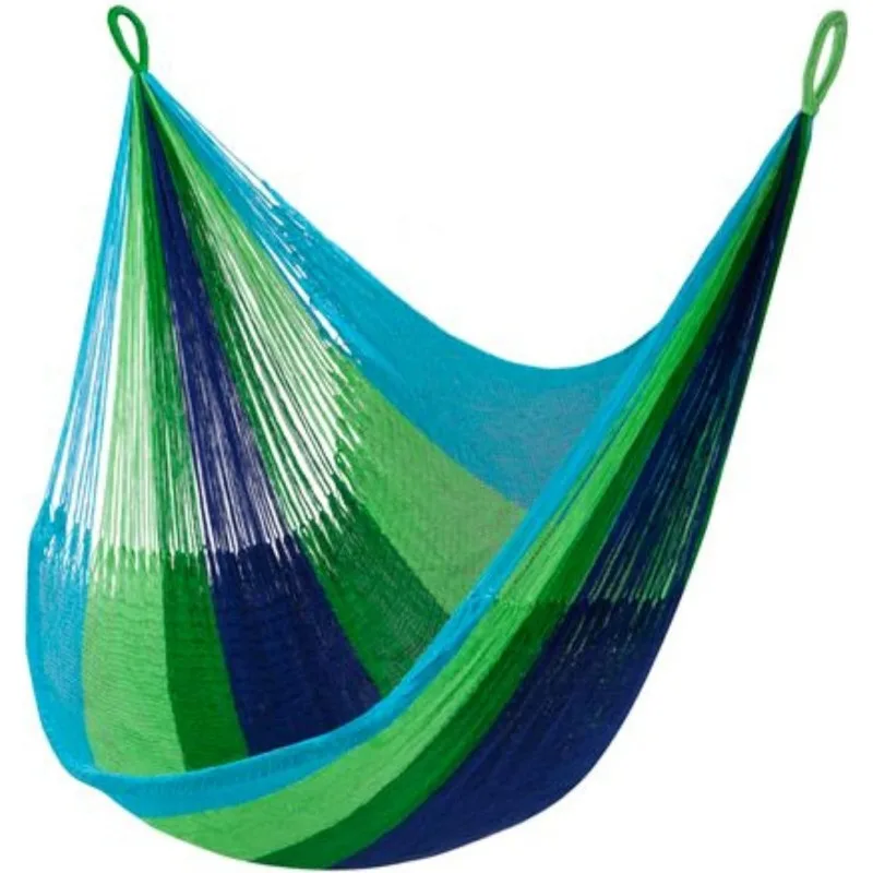 Handwoven Hanging Chair by  Fits 1 Person, 330lb Max - Kick Back for Full-Body Recline - Weathersafe, Ultra Soft, Hang Anywhere