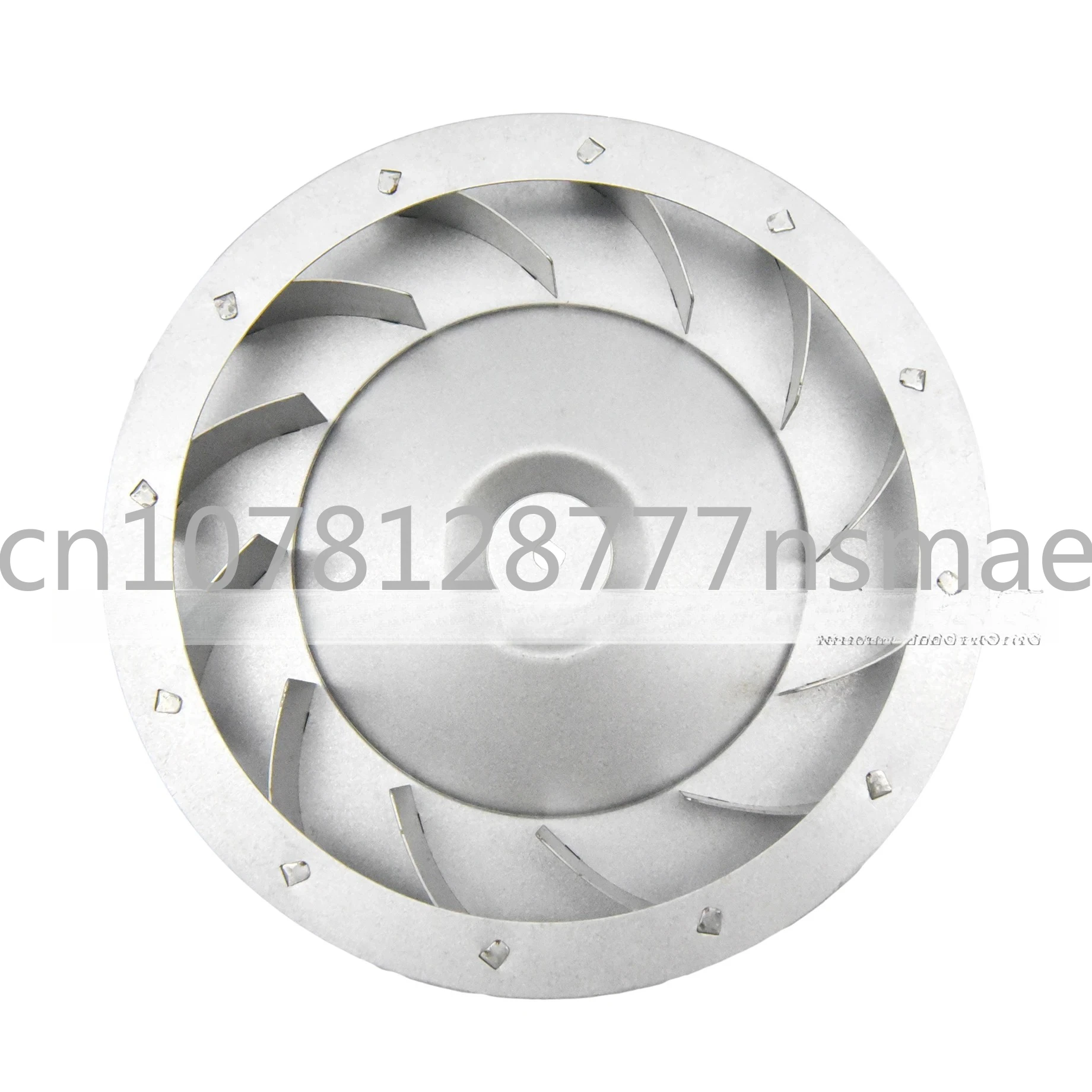 

Diameter 160mm * Height 28mm Inner Hole 6mm Zinc Alloy Fan Impeller