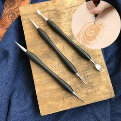 Leather Goods Engraving Pressure Wipe Tool DIY Handwork Making Leather Products Marking/shaping/tracing Edge Auxiliary Tools