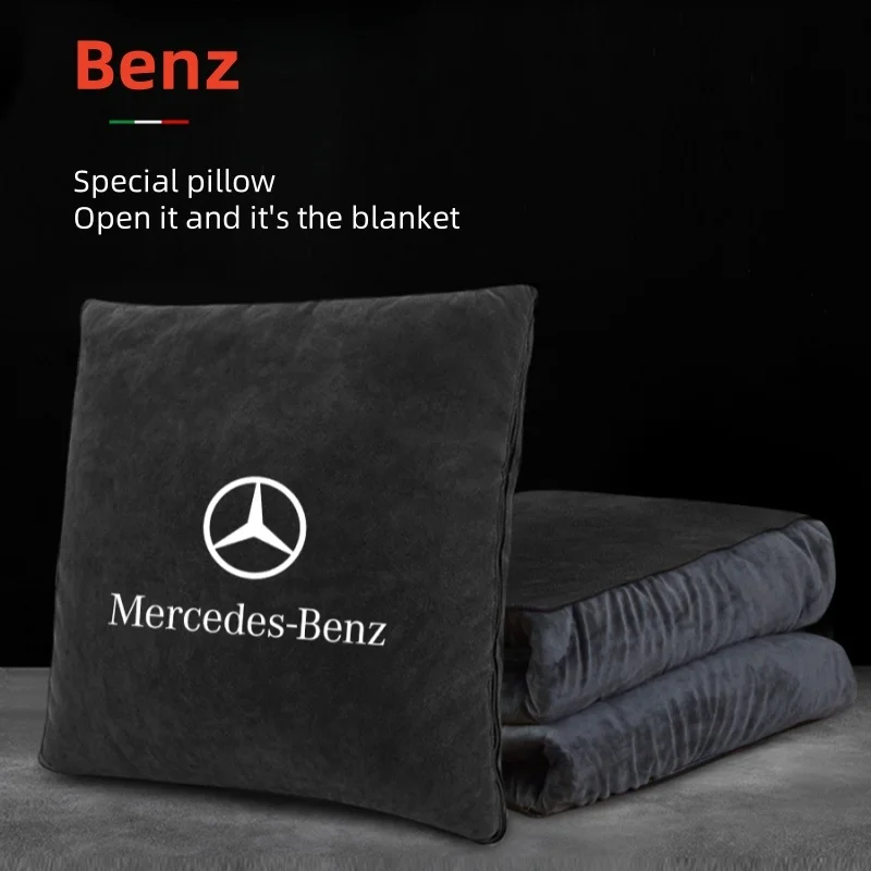 

For Mercedes Benz AMG GLE GLS CLS GLC CLA GLA GLK ML C197 R231 W167 Car Seat Pillow Neck Headrest Protect Seat Belt Shoulder