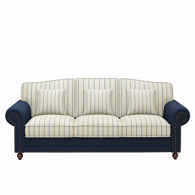 

Mediterranean style sofa small apartment modern American country European retro living room