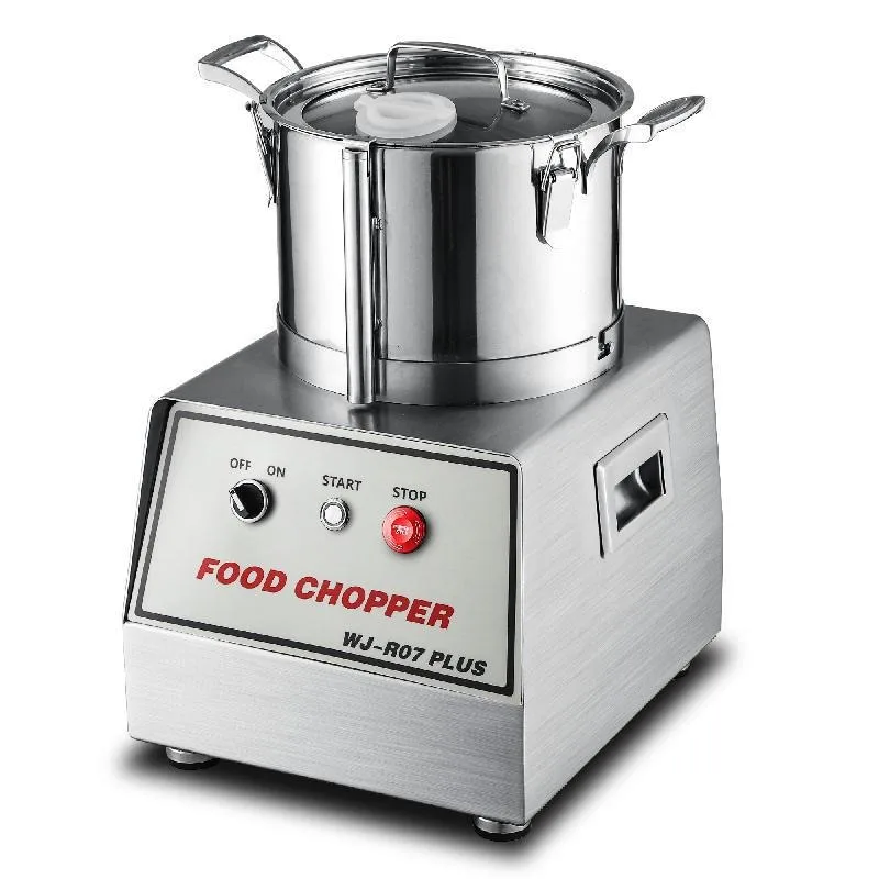 Trituratore alimentare commerciale di grande capacità in acciaio inossidabile da cucina per frutta e verdura, verdure elettriche multifunzionali