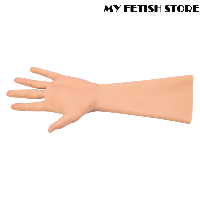 เหมือนจริงหญิงสมจริงซิลิโคนนุ่มถุงมือ 6G อัพเกรด 40 ซม.ความยาวสําหรับเกย์ Transgender กระเทยชายหญิง