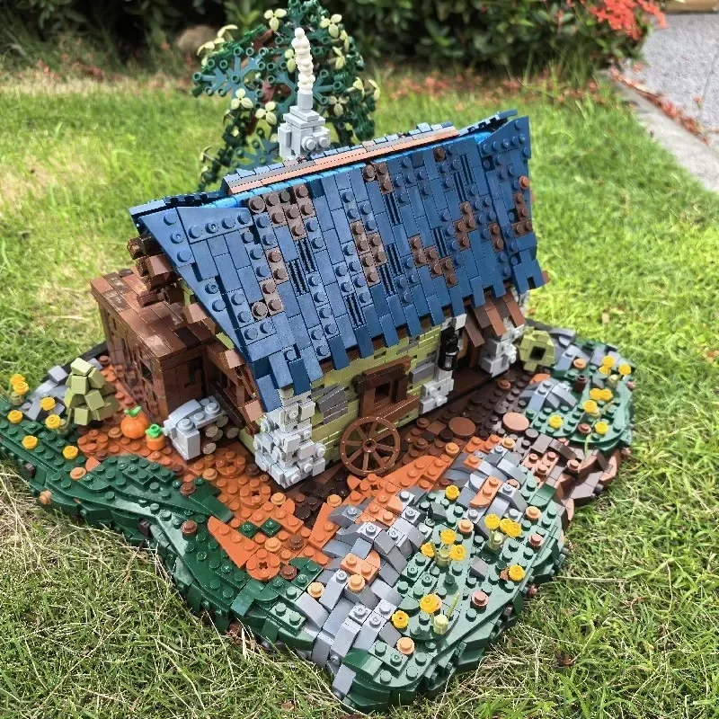 3174PCS MOC Medieval House Building Blocks Retro Street View Modular Construction Bricks Set DIY Assembly Toys for Adult Gift