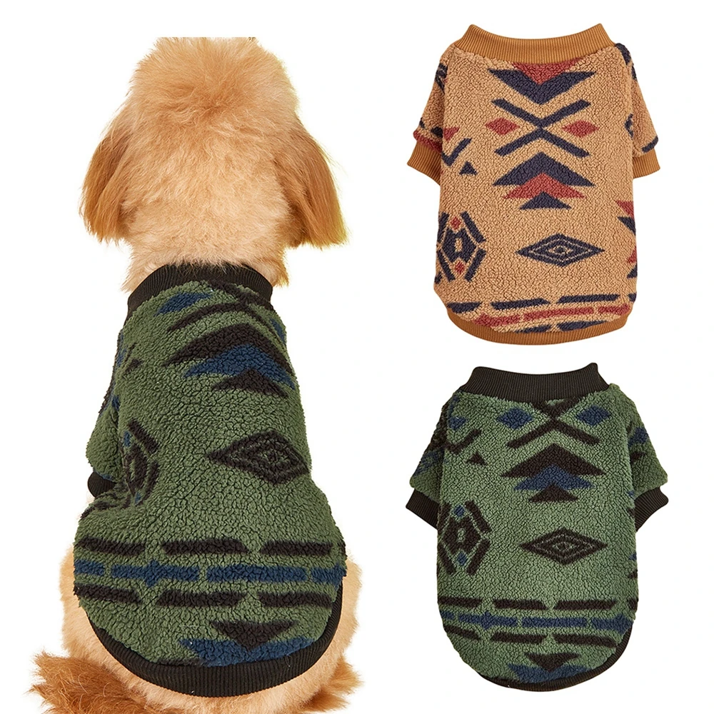 

Warm Dog Sweater Fleece Pullover Fleece Dog Vest Jacket Winter Small Dogs Puppy Sweater Coat Cold Weather Pet Clothes