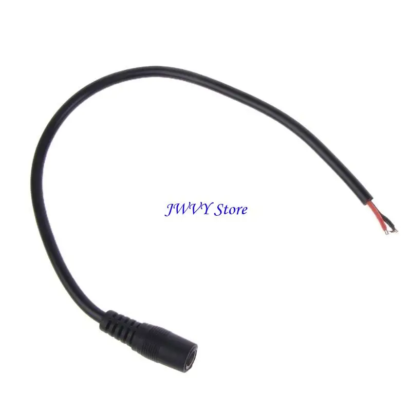 573A 1 쌍 12V 10A 파워 돼지 돼지 배럴 플러그 커넥터 케이블, 2.1mm x 5.5mm 남성 돼지 꼬리 커넥터