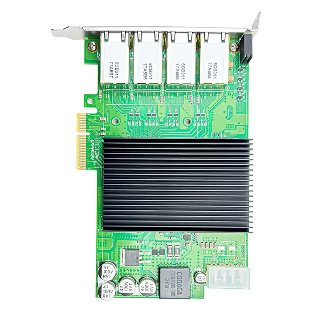 

(A26M) PCIE Gigabit Network Card 4-Port PoE Ethernet Adapter Server PC High-Performance Adapter I350 Wired Network Card