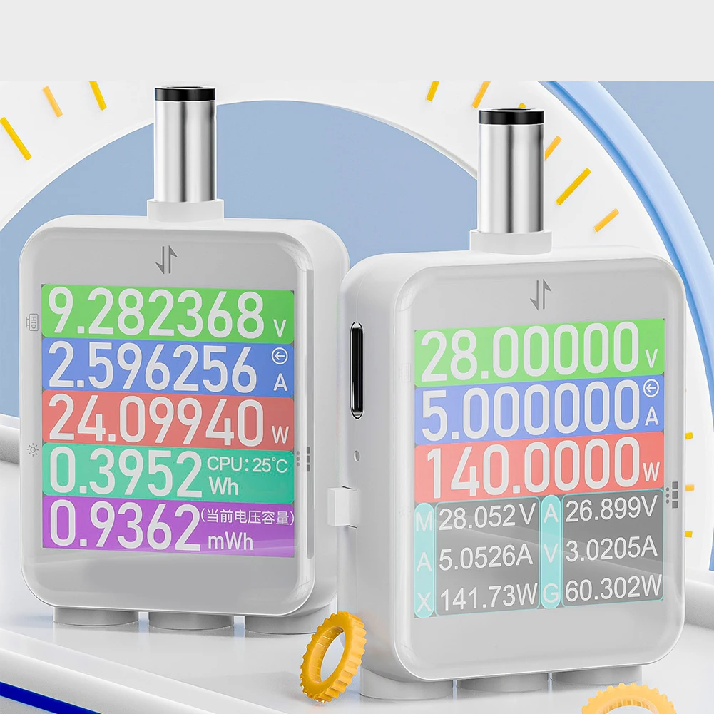 B50 Digital Voltage And Current Meter Tester With Curve Plotting And Battery Capacity Calculation Compatible With DC Ports