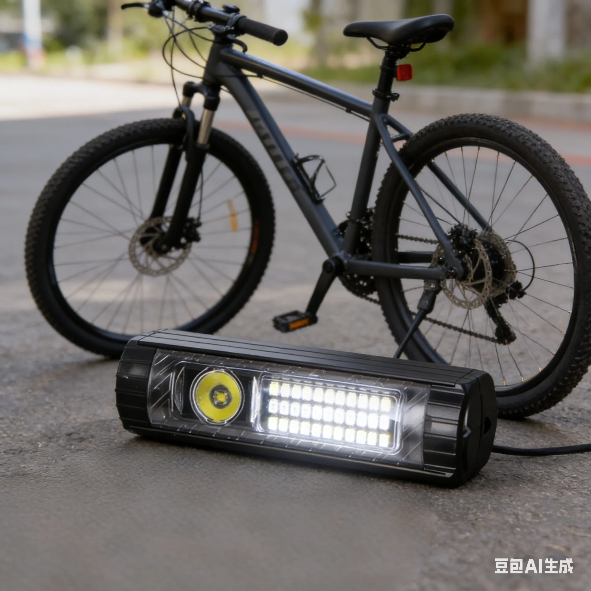 

Велосипедный передний фонарь (длинный/короткий) с высокой яркостью, светодиодный, с магнитным креплением и интеллектуальным ЖК-дисплеем, аксессуары для велосипедов