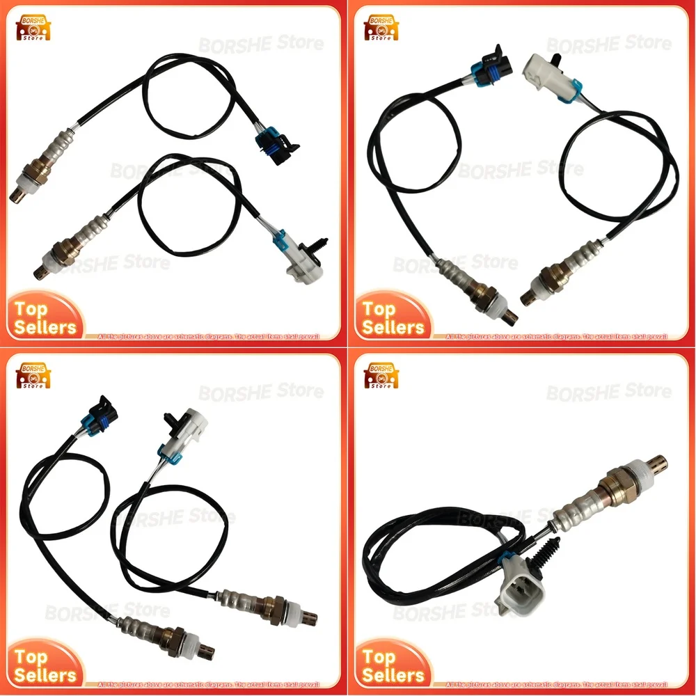 2026 Cocok untuk 234-4066 234-4342 Sensor Oksigen Depan dan Belakang Mobil Chevrolet 2 Pcs Set