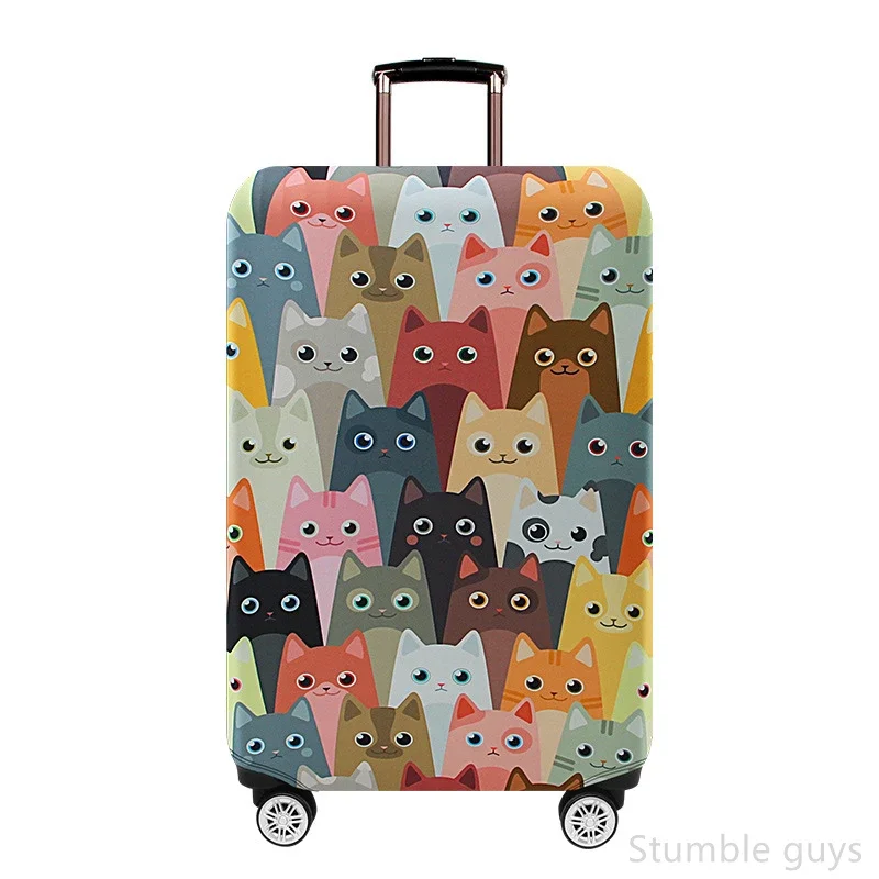 

Эластичный пылезащитный чехол для багажа, защитный, устойчивый к царапинам, прочный чехол для чемодана, надежный аксессуар для путешествий, для поездок на автомобиле