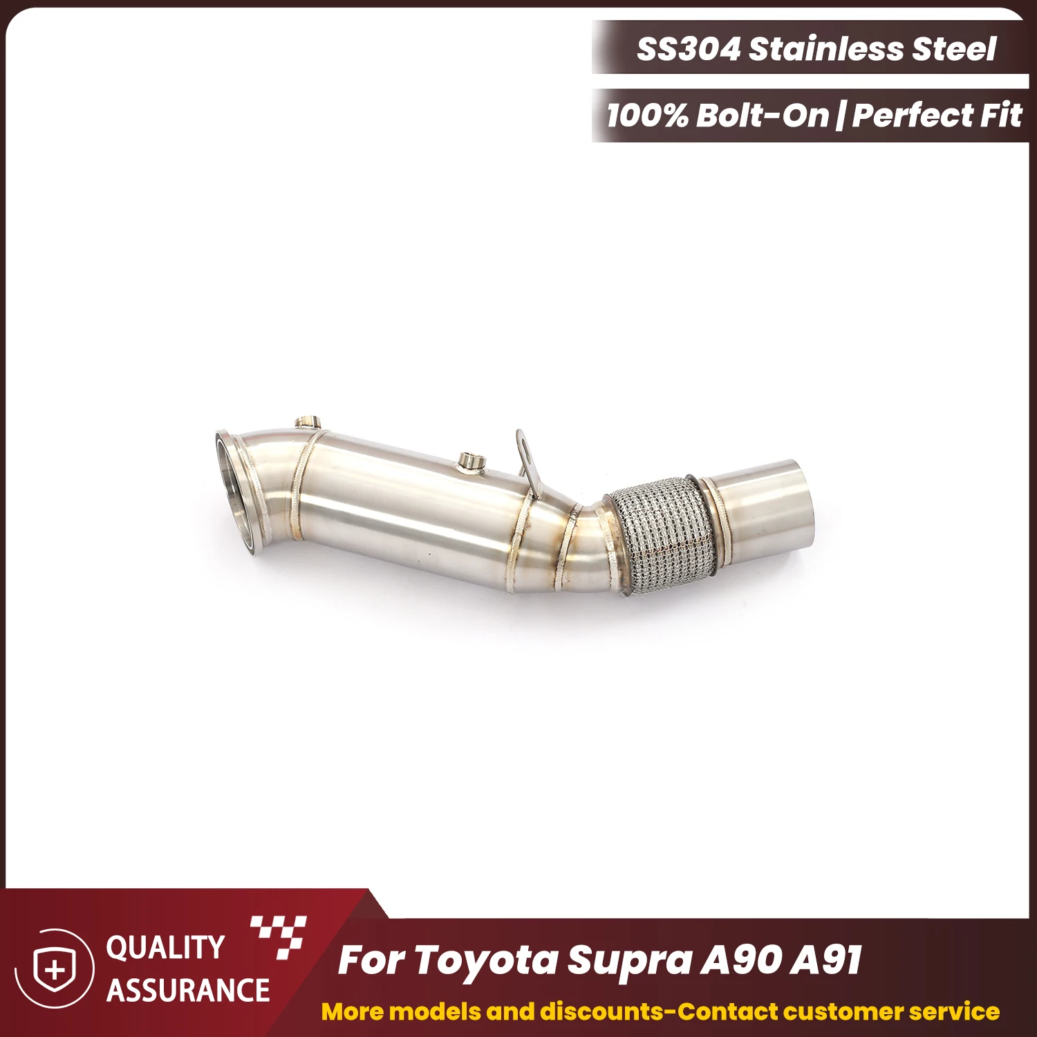 

Sports Downpipe For Toyota Supra A90 A91 Aggressive Exhaust Sound High Flow Performance Upgrade Easy Installation