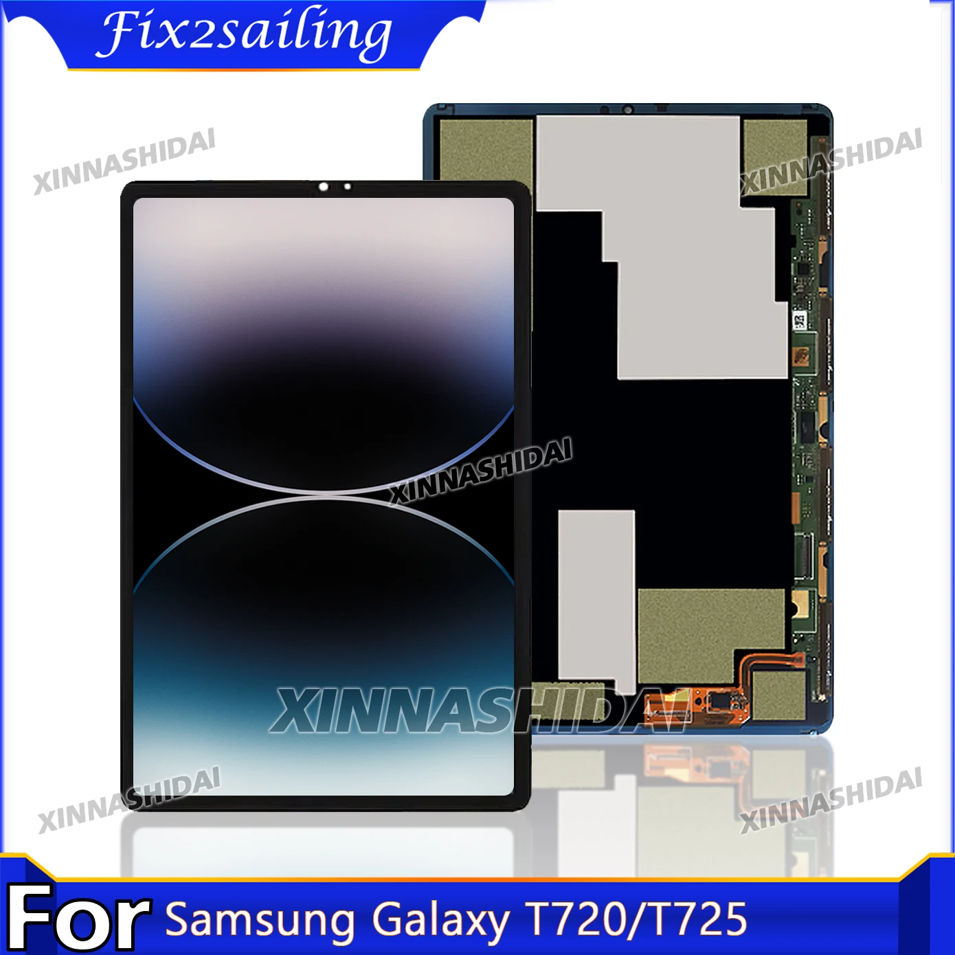 

For Samsung Galaxy Tab SM-T720 T725 LCD Touch Screen Digitizer Glass Panel Assembly Display