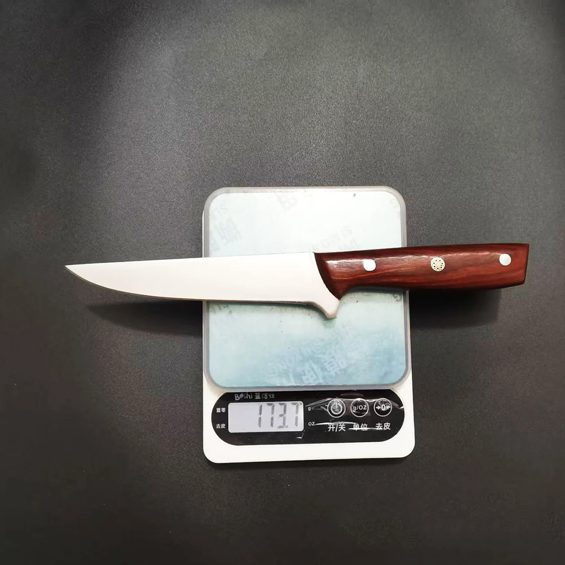 5.5 Inch Boning Knife P115 Tool Steel Blade Chefs Cleaver Steak Fish Barbecue Handmade Kitchen Knives Wood Handle Cooking Tools