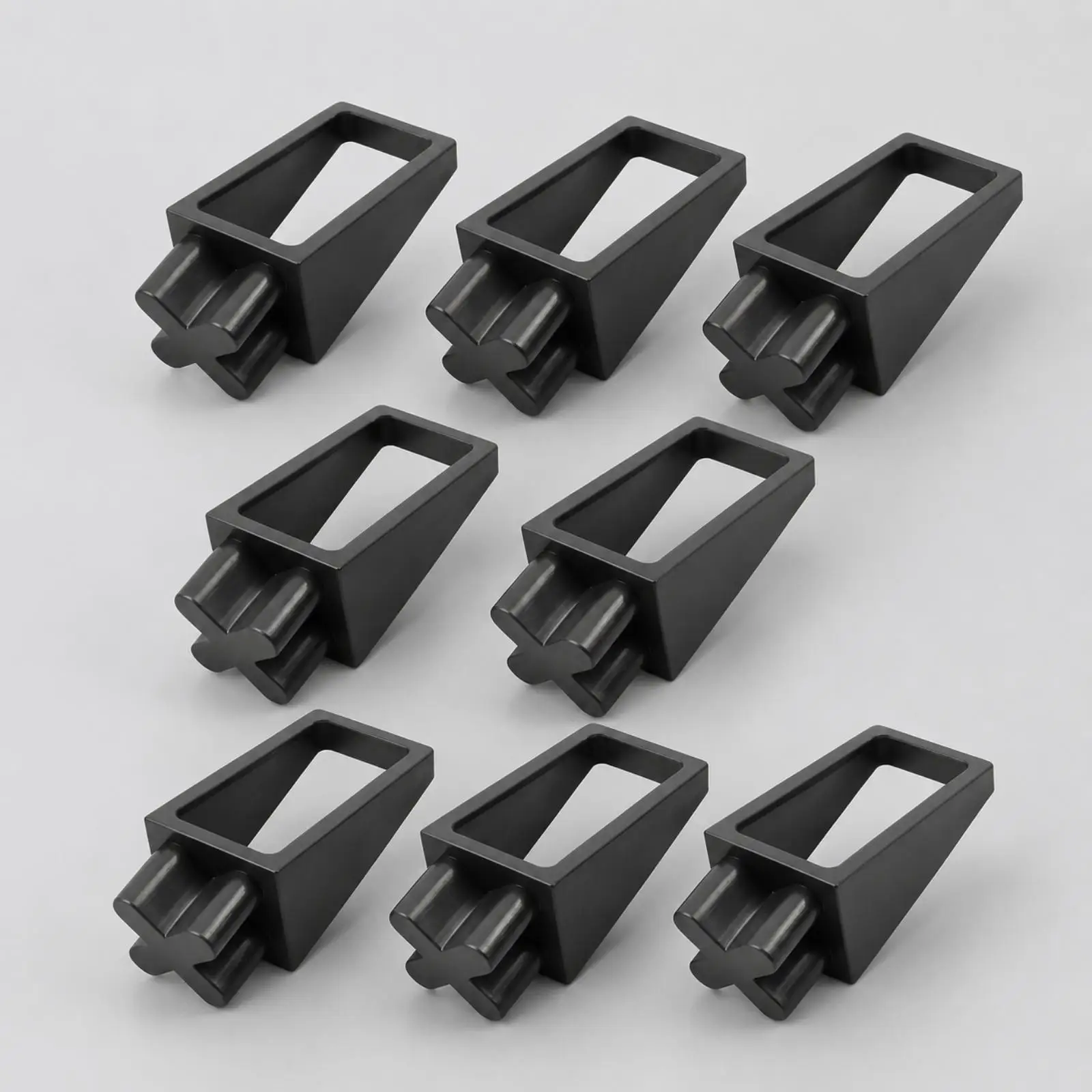 ABS Cargo Stop Block for Truck Bed Floor Mat System Secure Equipment Containment Transport Aid
