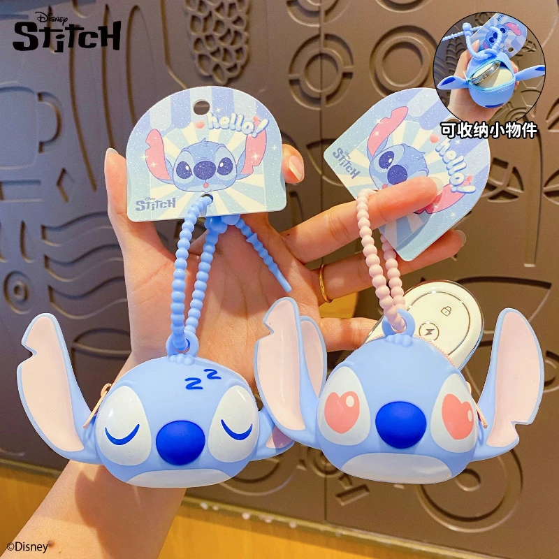 New Cartoon Cute Stitch Headphone Bag Series Keychain Bag Pendant Gift