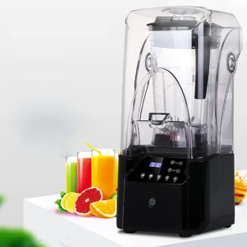 

Electric Blender Large Capacity Smoothie Machine Milk Tea Shop Smoothie Crushed Ice Juicer Food Processor