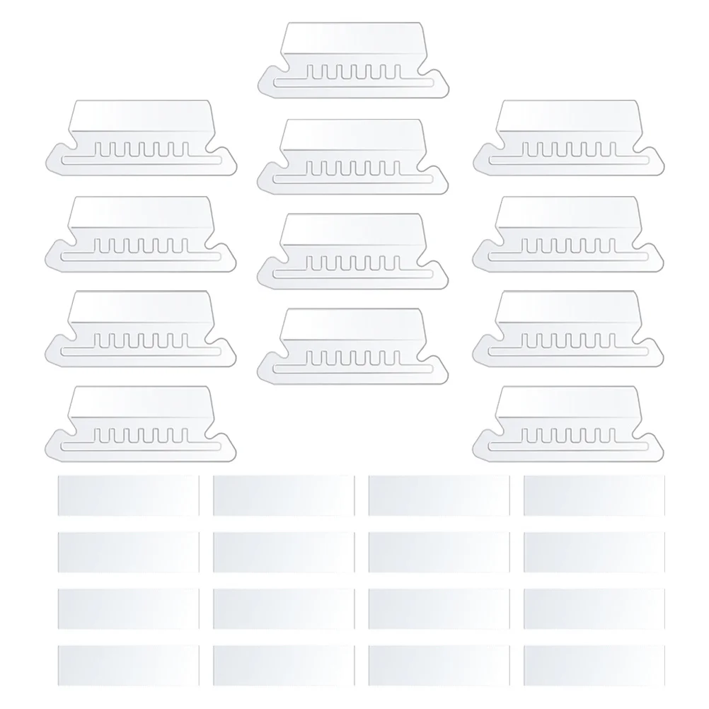 

100Pcs File Folder Accessories Plastic Tabs for Hanging Folders with Smooth Surface Sturdy File Identification Labels for Office