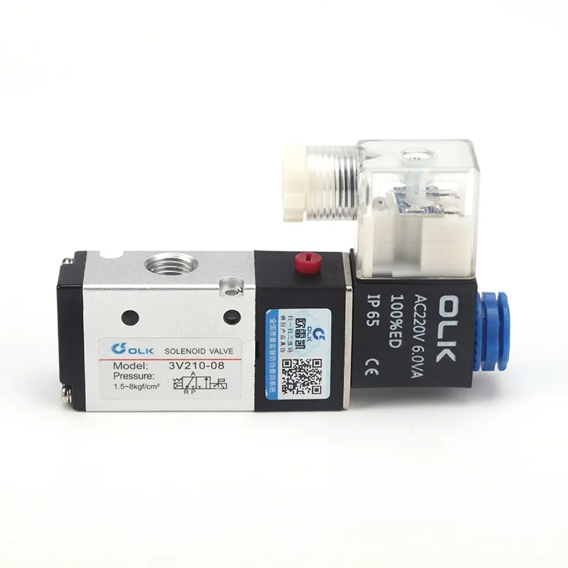 4V210-08/310-10 Directional Valve 24V220V Two-position Five-way 12V Electromagnetic Type