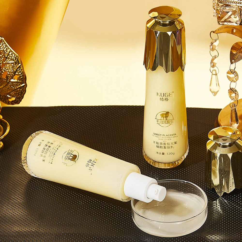 الأغنام المشيمة استخراج سقالة خلية الجلد غسول تشديد رفع العناية بالوجه ترطيب النفط السيطرة مستحلب العناية بالبشرة الكورية