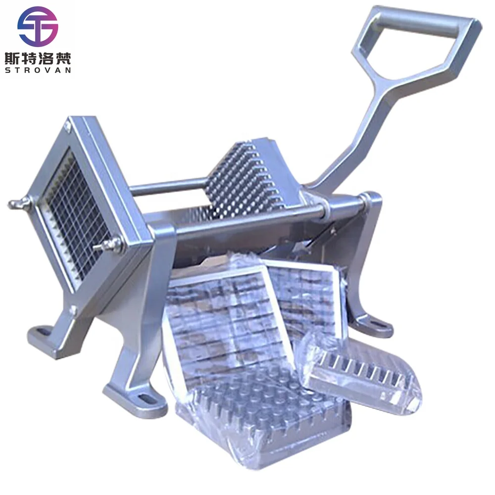 Vegetable & Fruit Cutter Chipper Cup Dispenser Manual Vegetable Cutter Potato Cutter