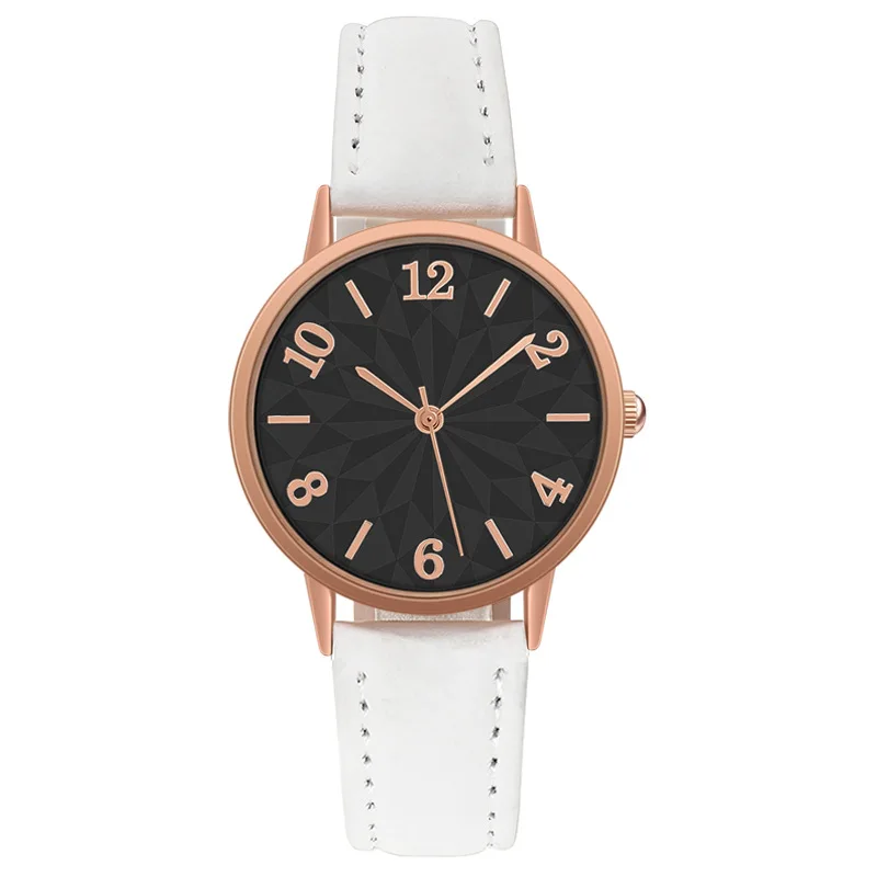 Women's Watch Quartz Dial Digital Watch Frosted Leather Strap Ladies And Girls' Watch reloj para dama nouveautés montres femmes
