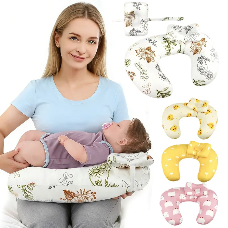 20251223 Stillkissen, U-förmig, multifunktional, mit abnehmbarem, maschinenwaschbarem Bezug – Taillen- und Nackenstütze zum Stillen