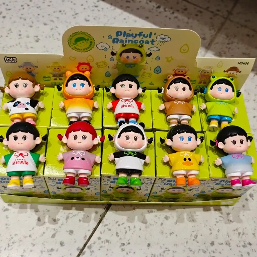 

Authentic Yuuna Playful Raincoat Series Blind Box Iconbox Collectible Figure Toy Gift Trendy Surprise Box Collectibles