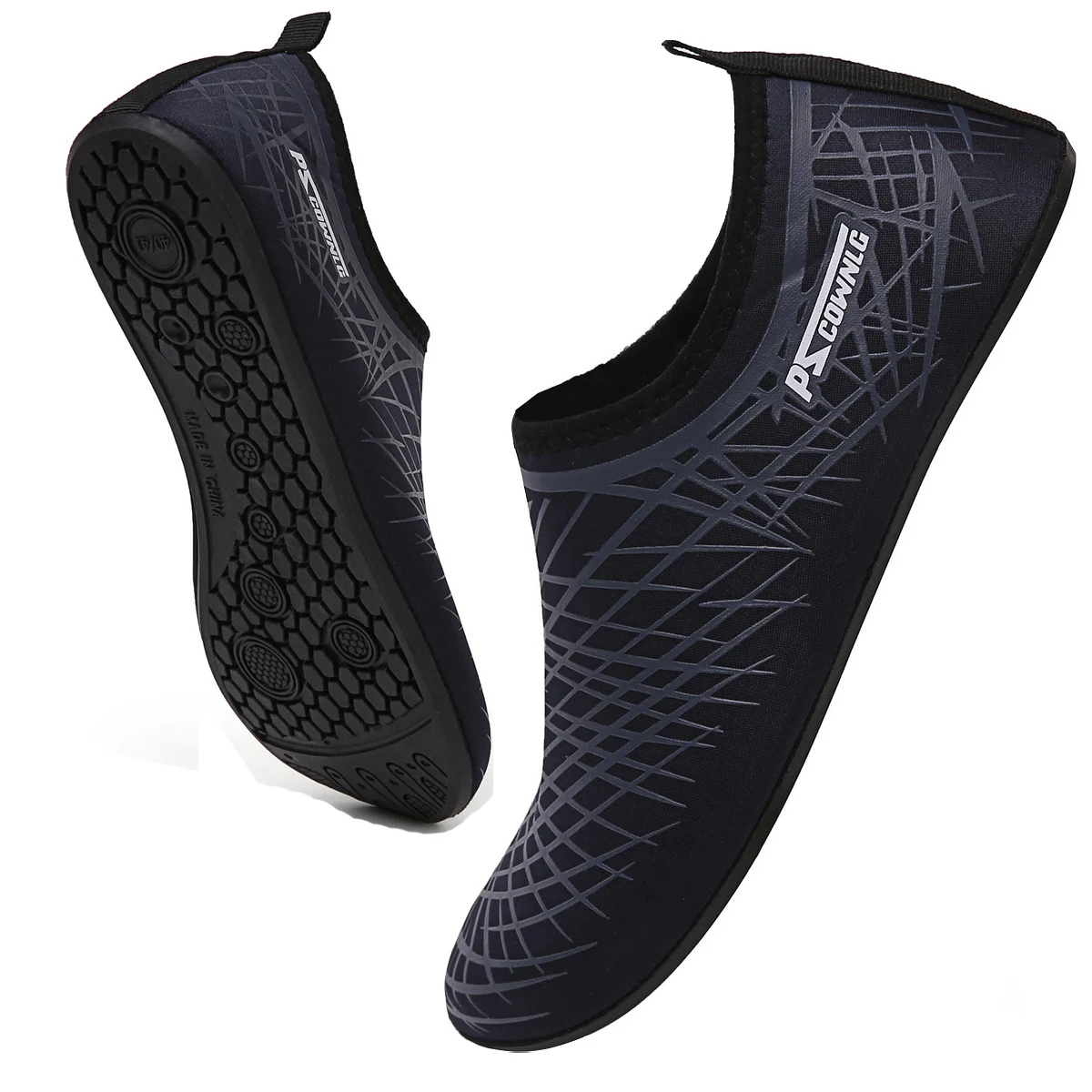 Watersportschoenen Barefoot sneldrogende Aqua Yoga sokken instapper voor heren dames