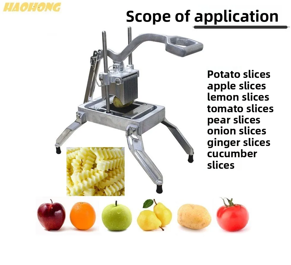 Wave knife to cut wolf tooth potato chips Fancy French fries slicer