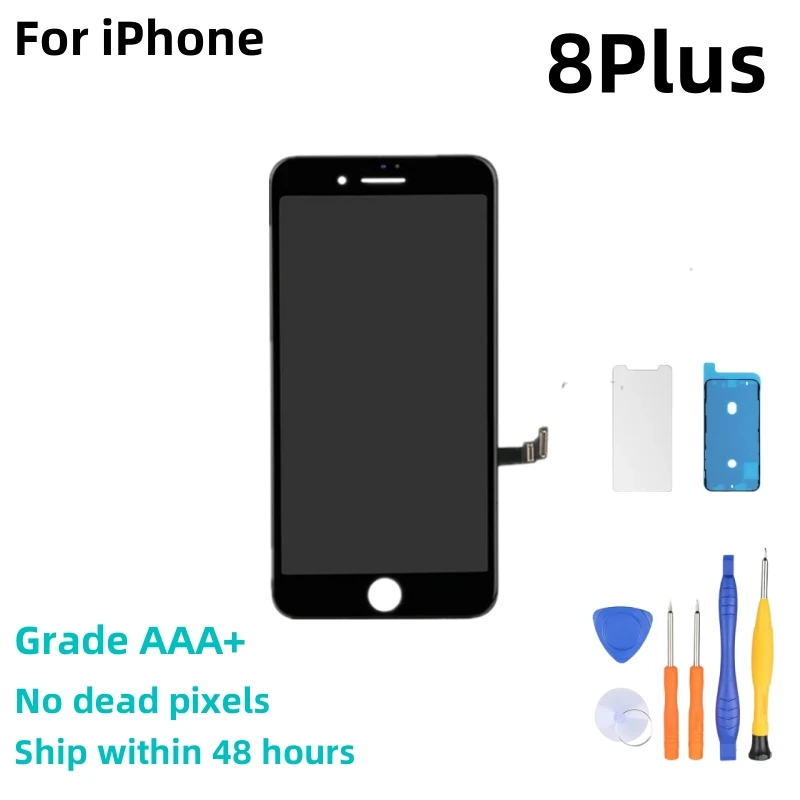 

A++ Full New LCD Display For iPhone 7plus 8 7 6S 6 PLUS 5S 5C 5 SE 4S Touch Screen Digitizer Replace 100% No Dead Pixel