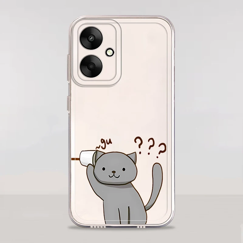 Прозрачный чехол с рисунком забавной пары для Xiaomi Redmi Note 8 10S 12S 9 10Pro 10Lite 11S 11 14 13 12 Pro Plus