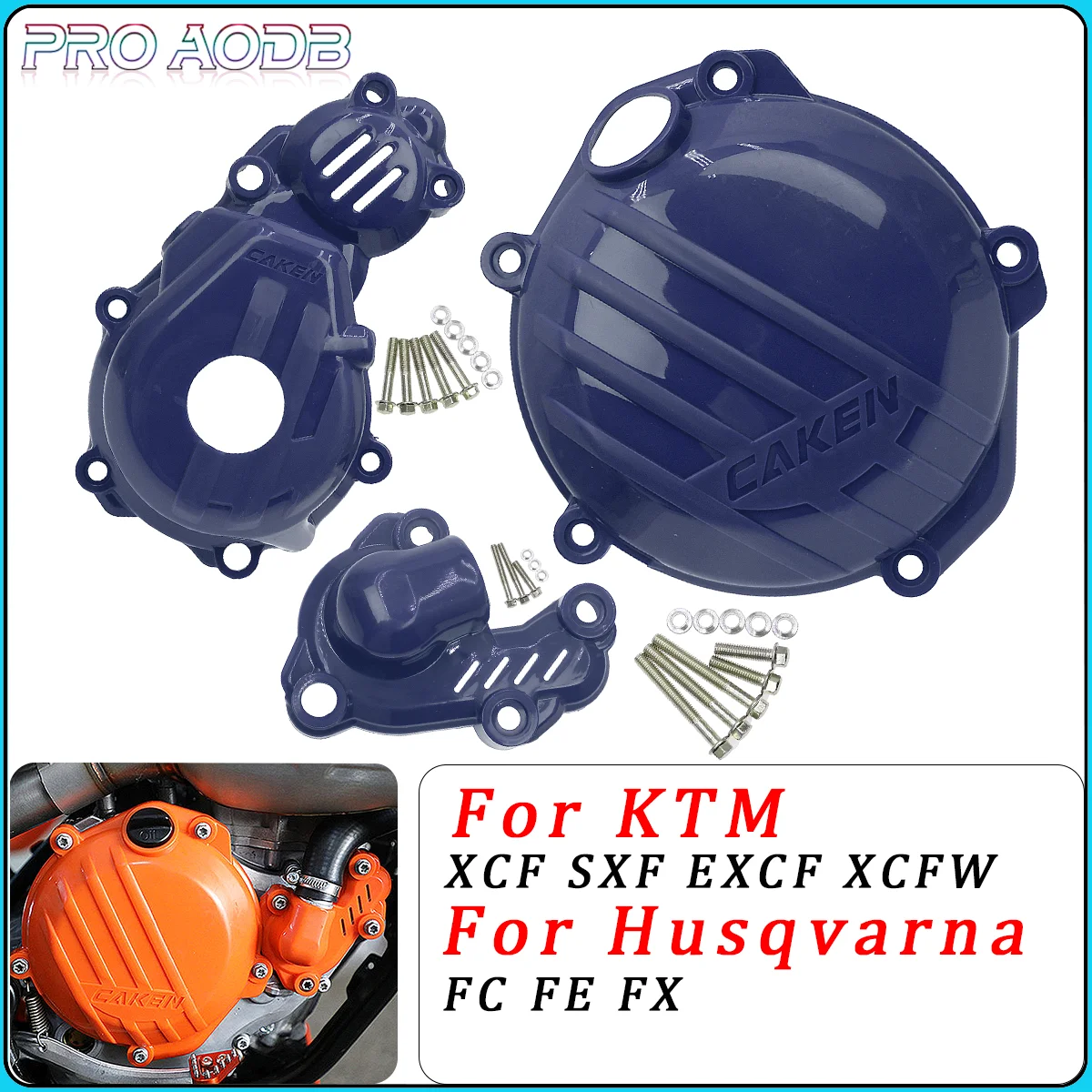 

For KTM EXC-F SX-F XC-F FC FE FX 250 350 2016 2017 2018 2019 2020 Motorcycle Clutch Guard Ignition Water Pump Cover Protector