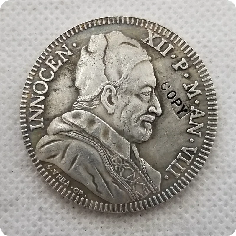 1698 Pope Medal Vatican Copy Coin commemorative coins-replica coins medal coins collectibles