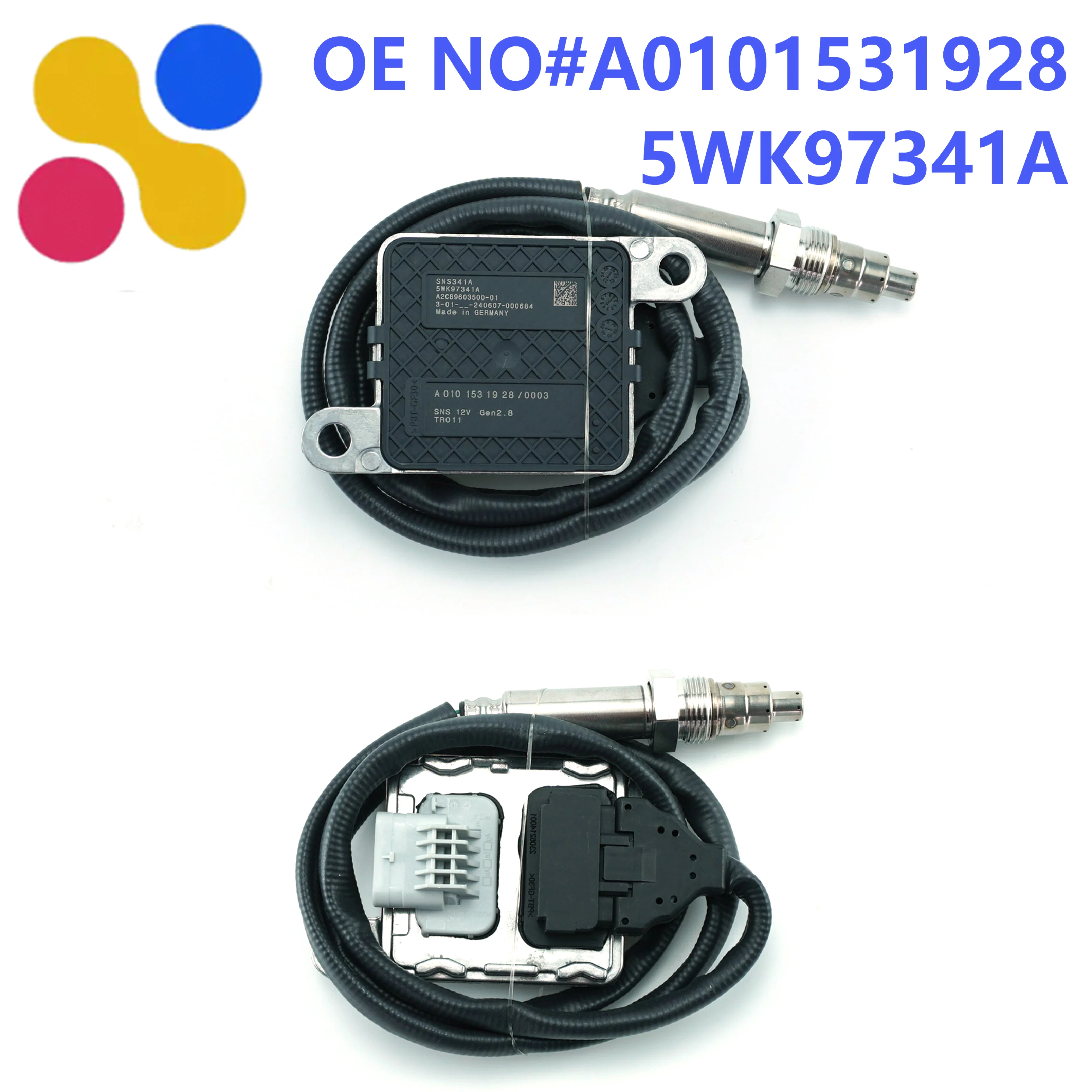 

A0101531928 5WK97341A A0009050003 NOx Sensor Новый датчик азота и кислорода для Mercedes-Benz W221 W212 C300 ML350 Запчасти для грузовиков