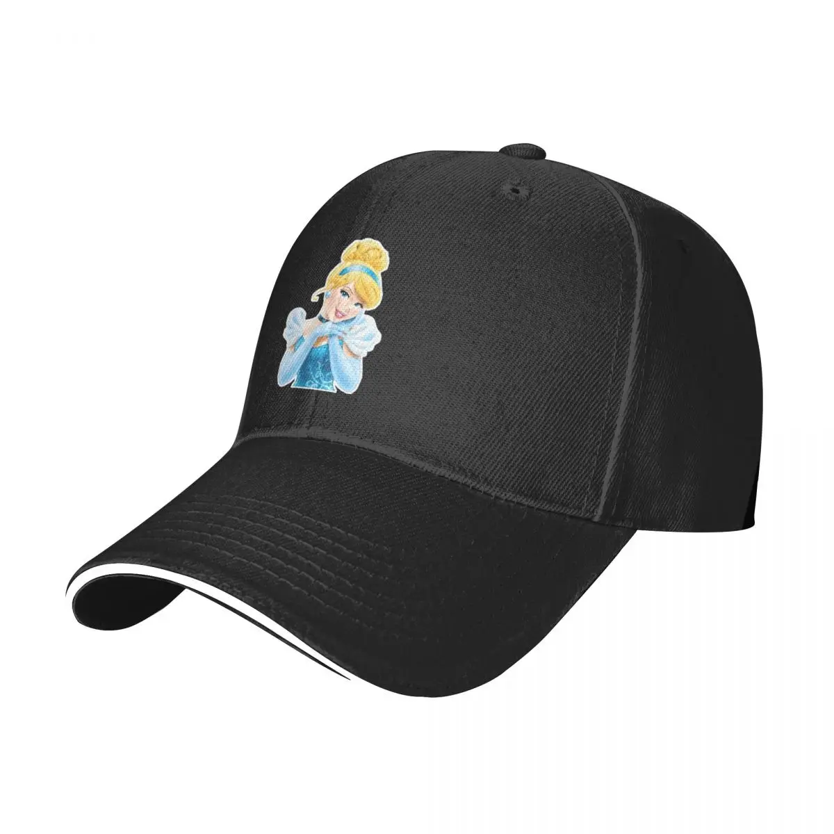 

Racing Motocross Disney Princess Cinderella Unisex Trucker Hat Caps Hat Unique Design Formal Summer Snapback Hat