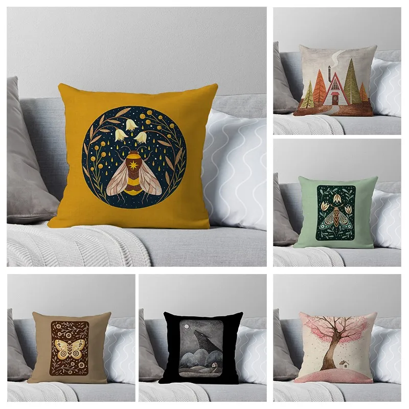 Dekoracyjna poszewka na poduszkę do domu Poszewki na poduszki 45*45 nordic 40*40 40x40cm 50x50cm Nowoczesny salon sofa łóżko domowe 45x45 uroczy 60x60
