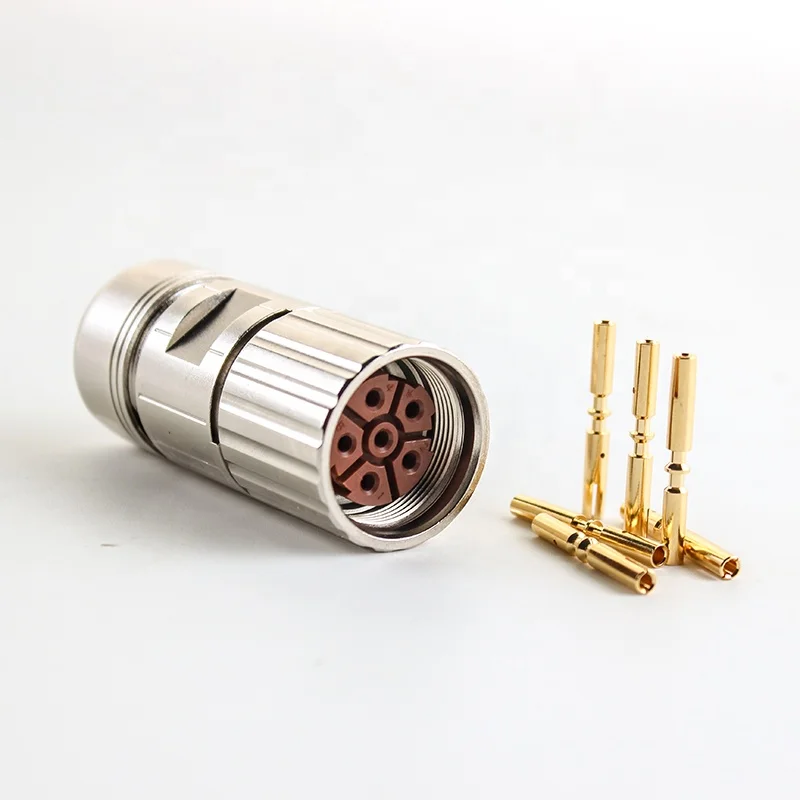 Signal plug 6FX2003-0LU00-G-D13 connector 923 series-TM-5+PE-D13 connector 6-core threaded power plug