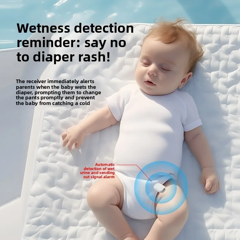Multi Functional White Noise Baby, Elderly, Patient Wireless Bedwetting Alarm, Urine Wetness Reminder Device