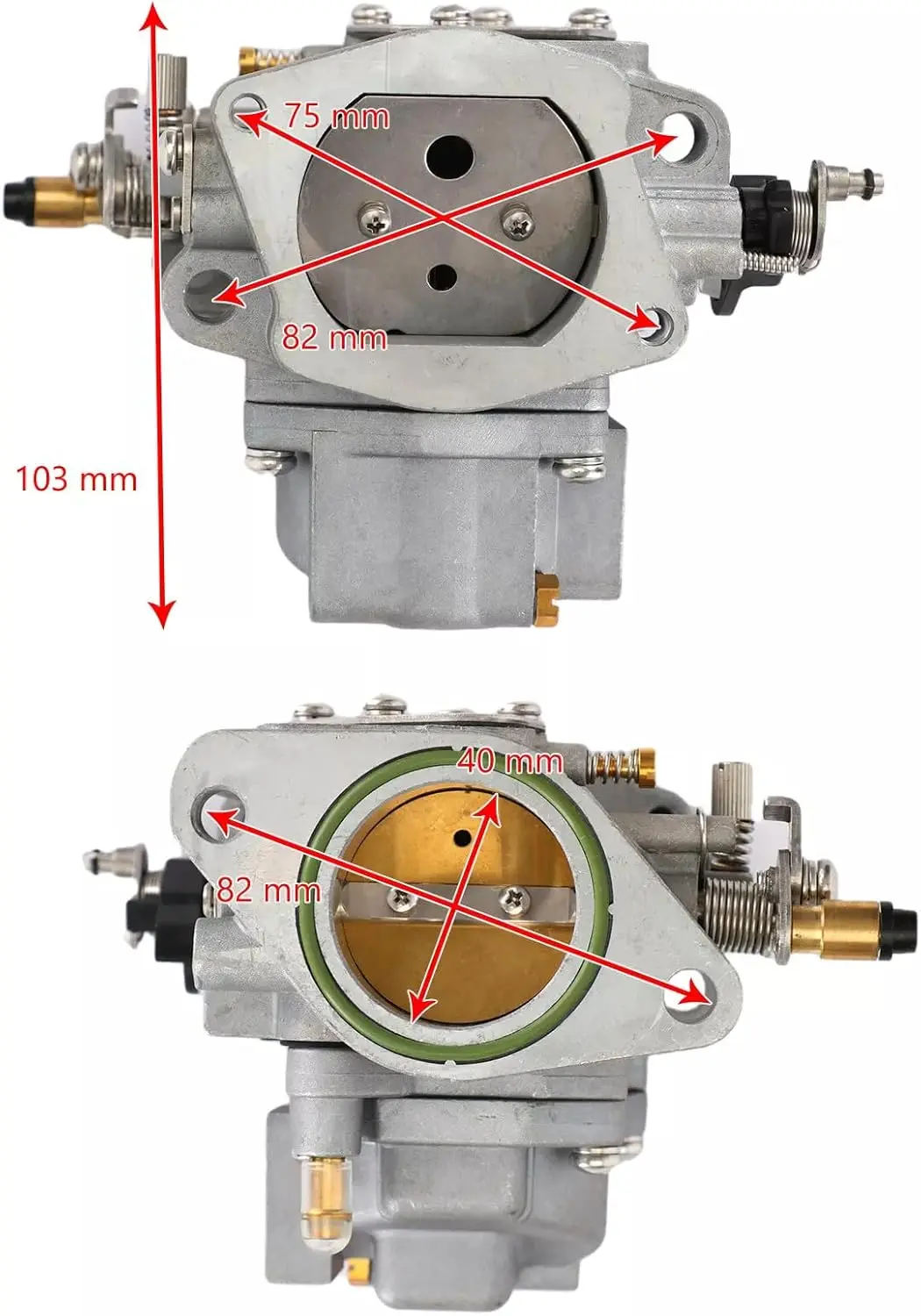 For YAMAHA outboard 40hp 30 hp 2 stroke T40 T30 outboard Boat motors 66T14301-00 66T-14301-02 66T-14301-12 Carburetor